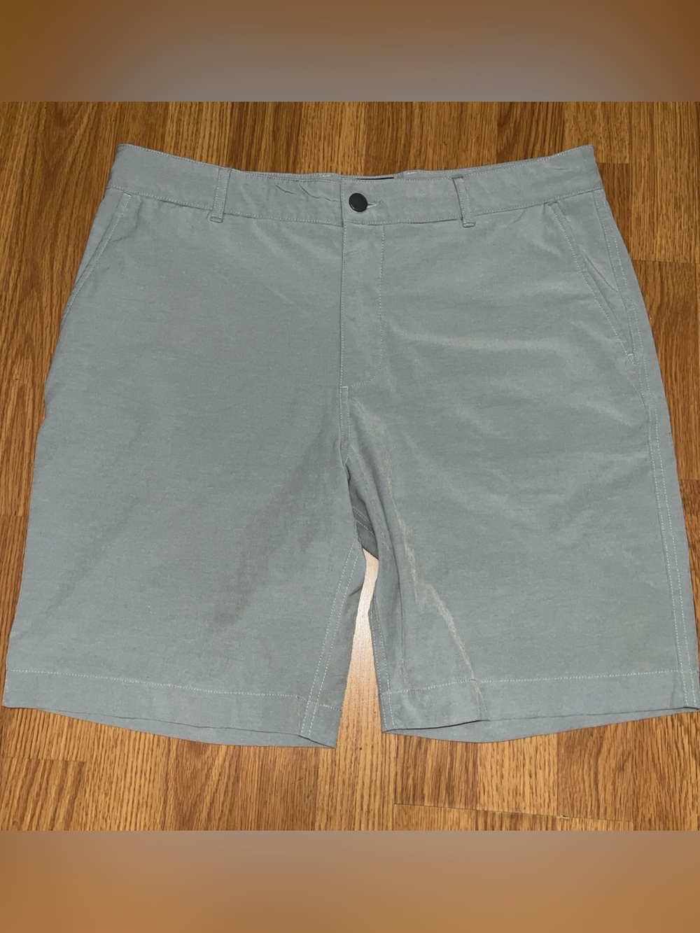 Faherty Men's Slate Gray Hybrid Shorts